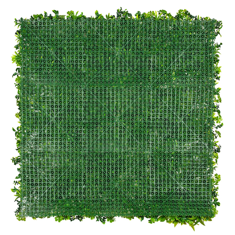 Artificial Grass Wall Panels UV-Anti Boxwood Panels Greenery Wall Backdrop for Indoor Outdoor Privacy Protected