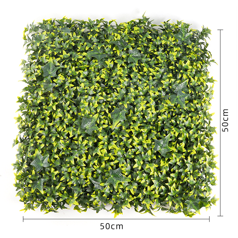 Plant Wall Faux Foliage Panels Artificial Green Grass Boxwood Hedge for Garden Decoration