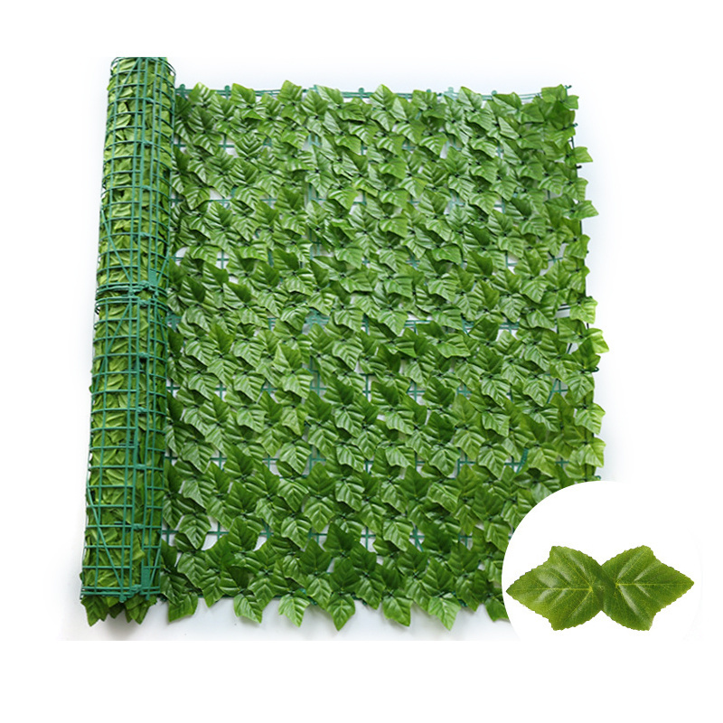 Faux Ivy Vine Leaf Decoration  Expandable privancy Fence Lattice  Fence Hedge leaves Trellis screen For Privacy Safety