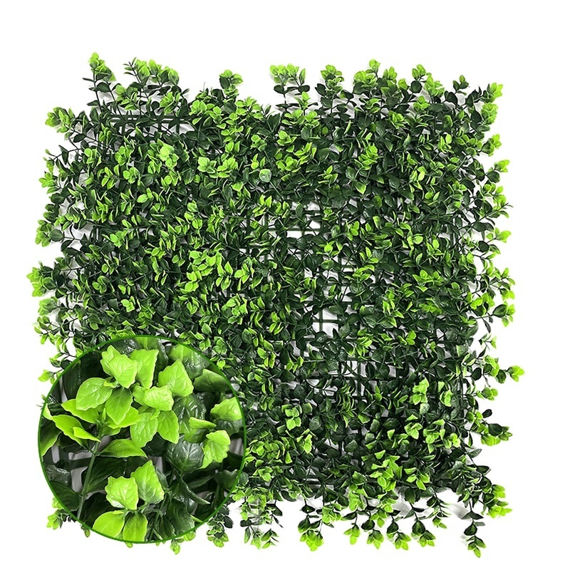 Artificial Grass Panels Decorate Indoor and Out Door No Need Watering 50*50cm Vertical Artificial Grass Wall