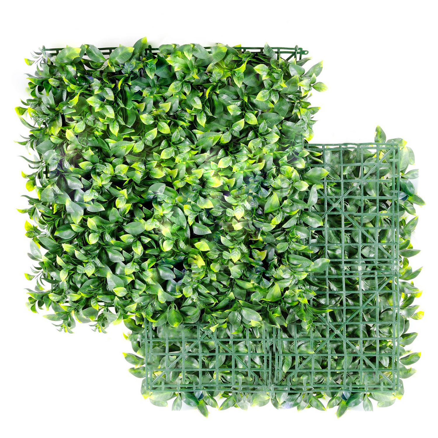 50*50 cm Anti-UV Artificial Hedge Boxwood Panels Green Plant artificial grass wall panels For Indoor Outdoor Decoration