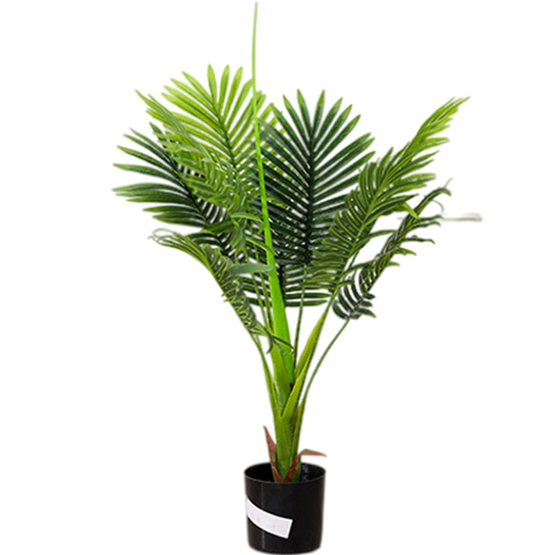 Home Garden Ornaments Plastic Plant Outdoor Artificial Plants Potted Monstera Bonsai Ficus Tree Artificial Palm Tree Banana Tree