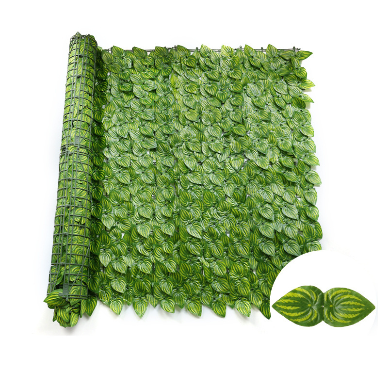 Faux Ivy Vine Leaf Decoration  Expandable privancy Fence Lattice  Fence Hedge leaves Trellis screen For Privacy Safety