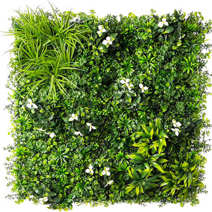 UV Boxwood Faux Greenery Mats Hedge pasto sintetico pared Artificial  plastic synthetic Boxwood Panels Grass Wall Plants