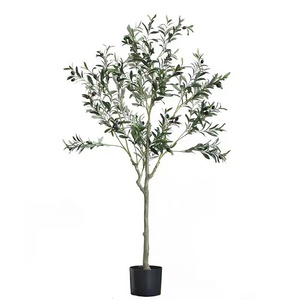 decoration tree faux olive 6ft artificial bonsai simulation green artificial plants in pot tree for homes sale indoor decorative