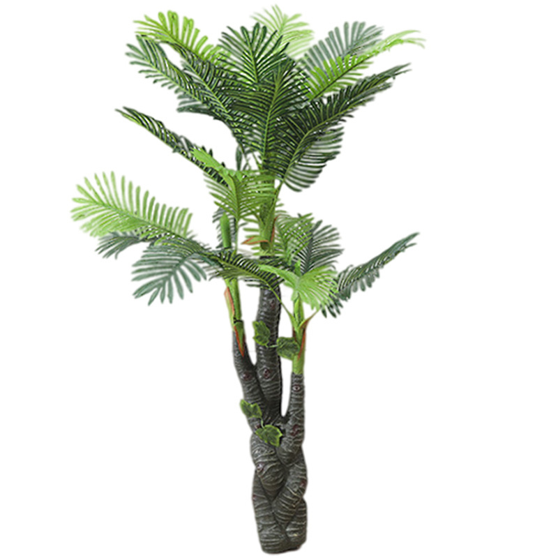 Home Garden Ornaments Plastic Plant Outdoor Artificial Plants Potted Monstera Bonsai Ficus Tree Artificial Palm Tree Banana Tree