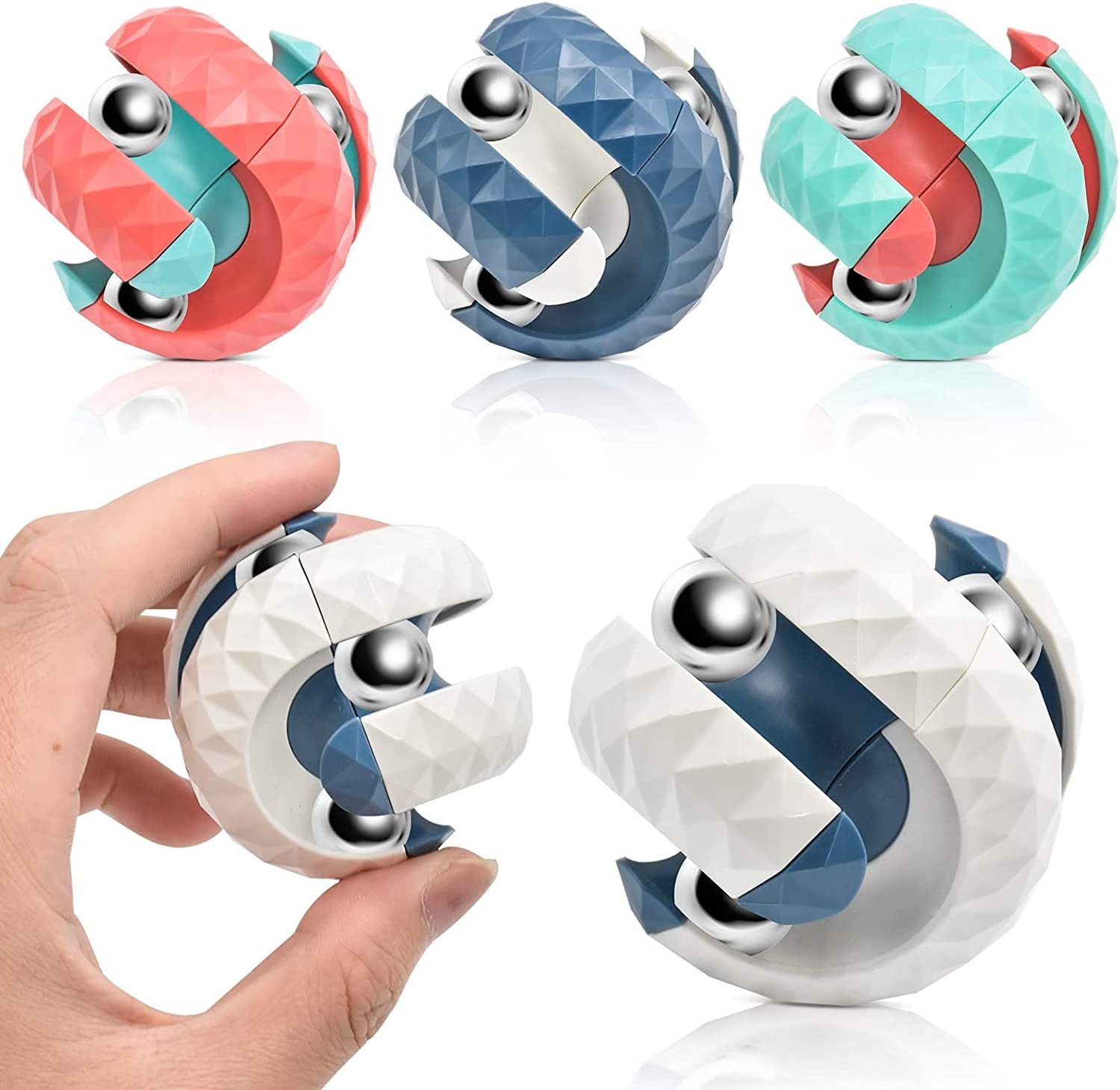 hot sale decompression Puzzle Games Office Desk Toys Orbit Ball Fidget Cube Toys Creative Top Spinning Hand Toy