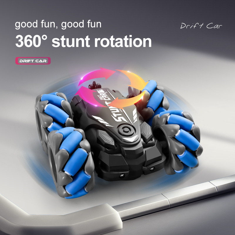 Hot sale 2.4G Mini Gesture Induction Remote Control Stunt Twist Deformation Car with light kids toy car