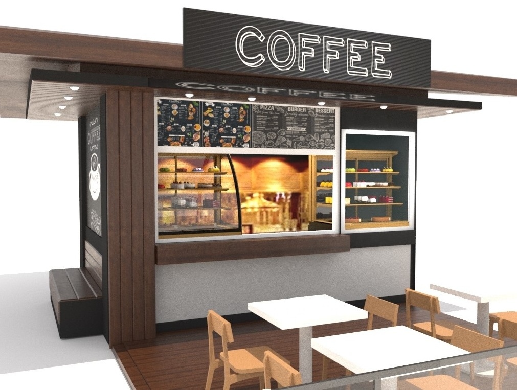 20ft 40ft Low price high quality customized shipping container coffee bar restaurant prefabricated for sale