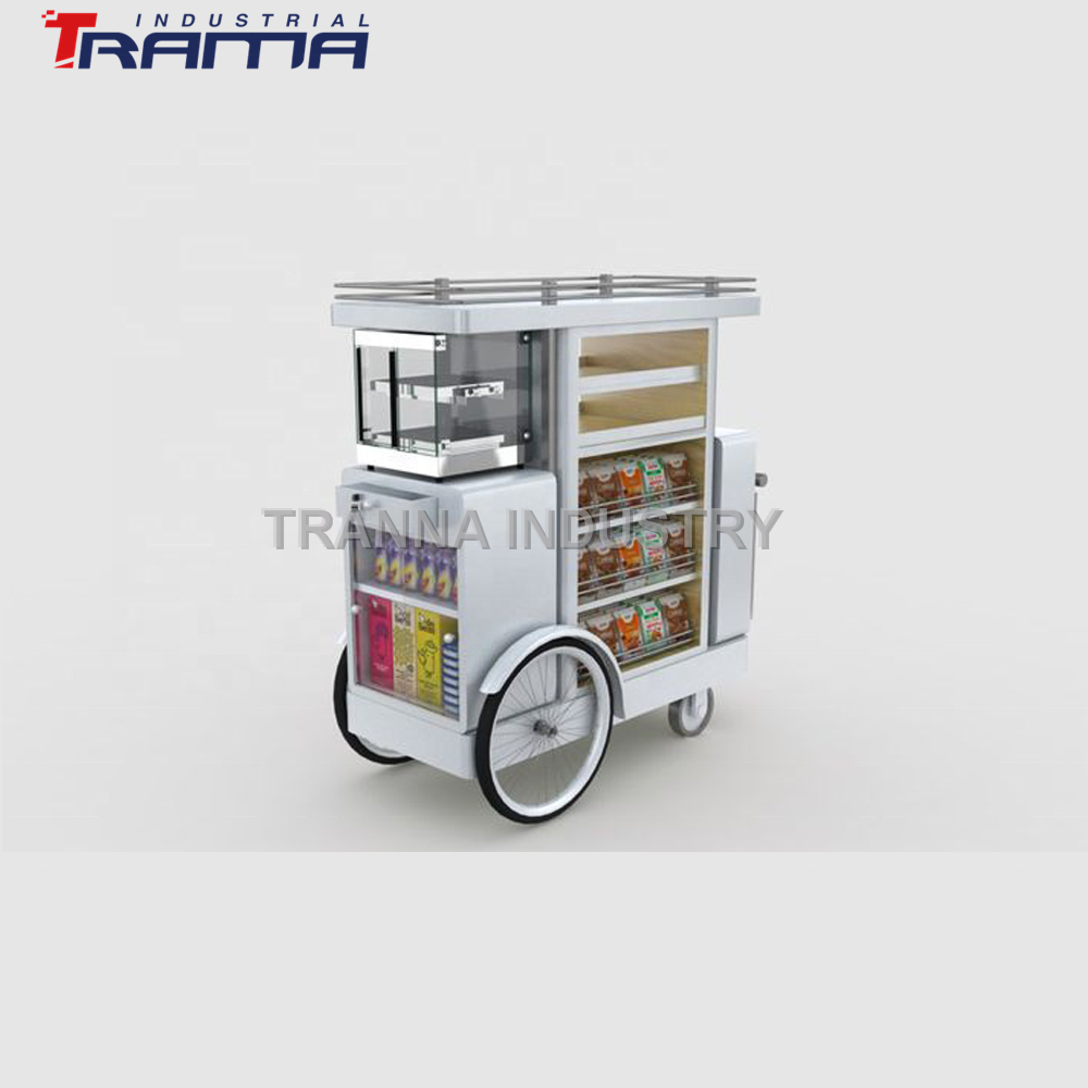 with glass display showcase  burger van wooden candy cart timber candy carts wood food carts