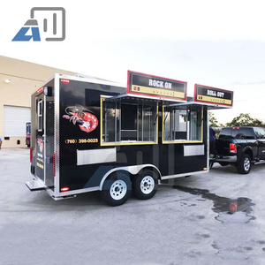 2021 USA Standard Mobile Hotdog Food Trucks Mobile Ice Cream Food Truck Trailer Crepe Food Cart For Sale