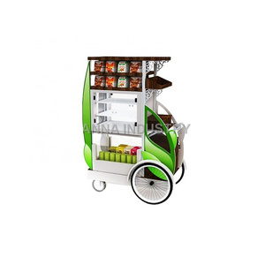 with glass display showcase  burger van wooden candy cart timber candy carts wood food carts