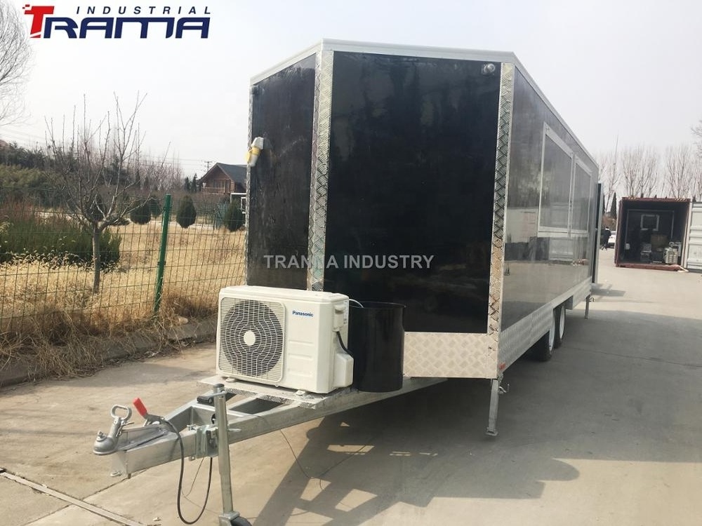 Mobile Bakery fast Food Trailer electric Supplies Remorque Vending Car Used Dessert Food Truck with kitchen