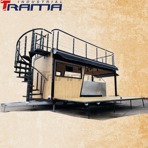 China BETTER CE approved mobile food truck catering cart two story food trailer for sale