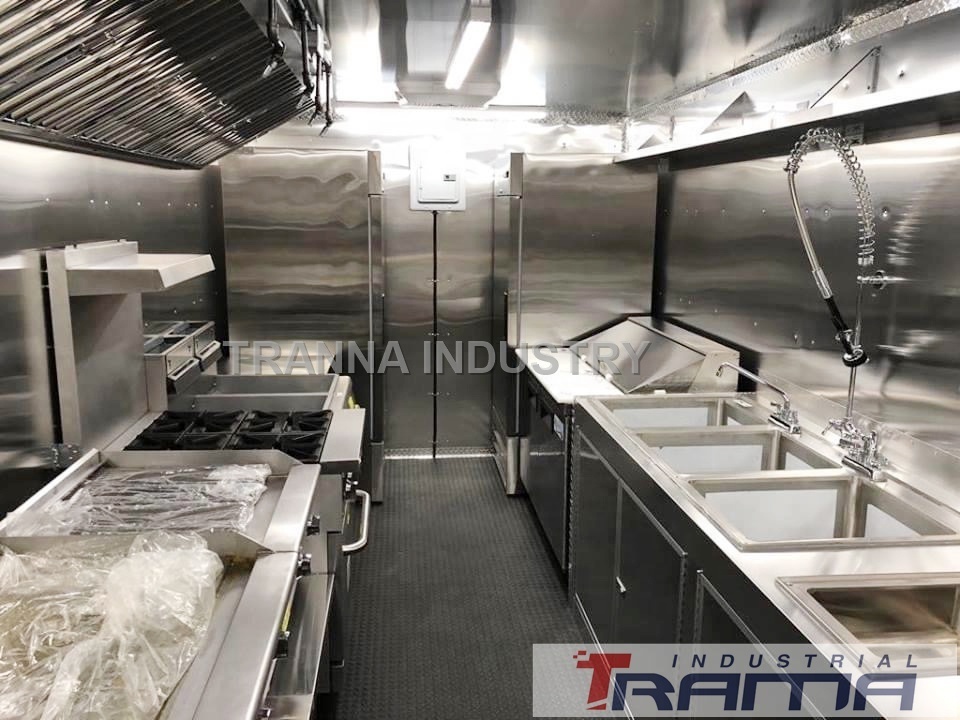 Mobile Bakery fast Food Trailer electric Supplies Remorque Vending Car Used Dessert Food Truck with kitchen