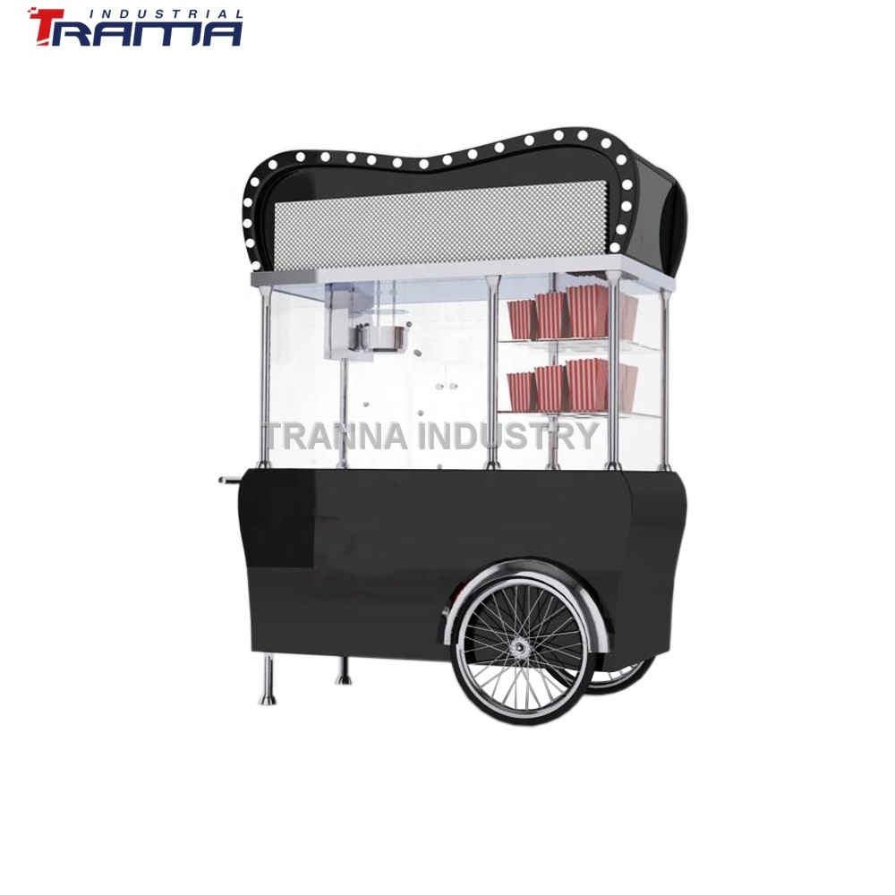 cooling conveyor snack Gelato cart mini ice cream stand for sale