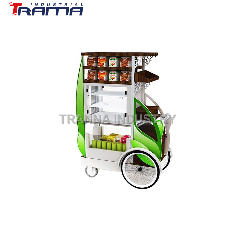 cooling conveyor snack Gelato cart mini ice cream stand for sale