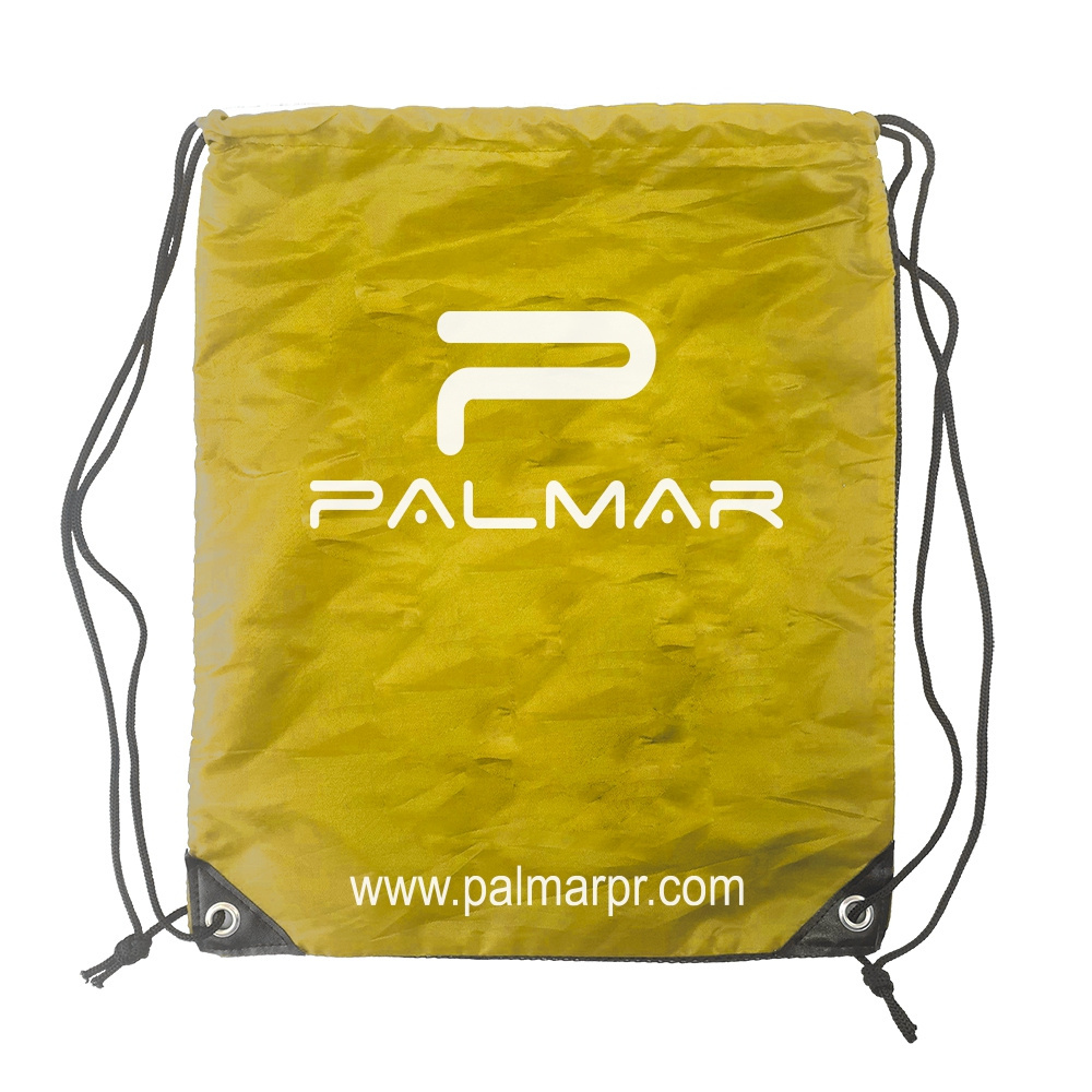 New products custom printed full color polyester satin drawstring gift bag