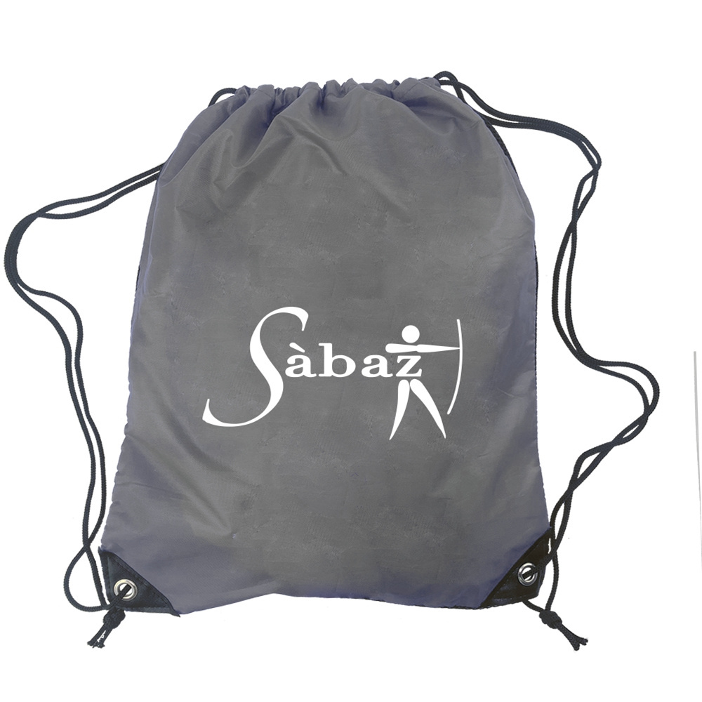 Custom logo sports backpack nylon 50x70 cm high quality 100% cotton drawstring bags