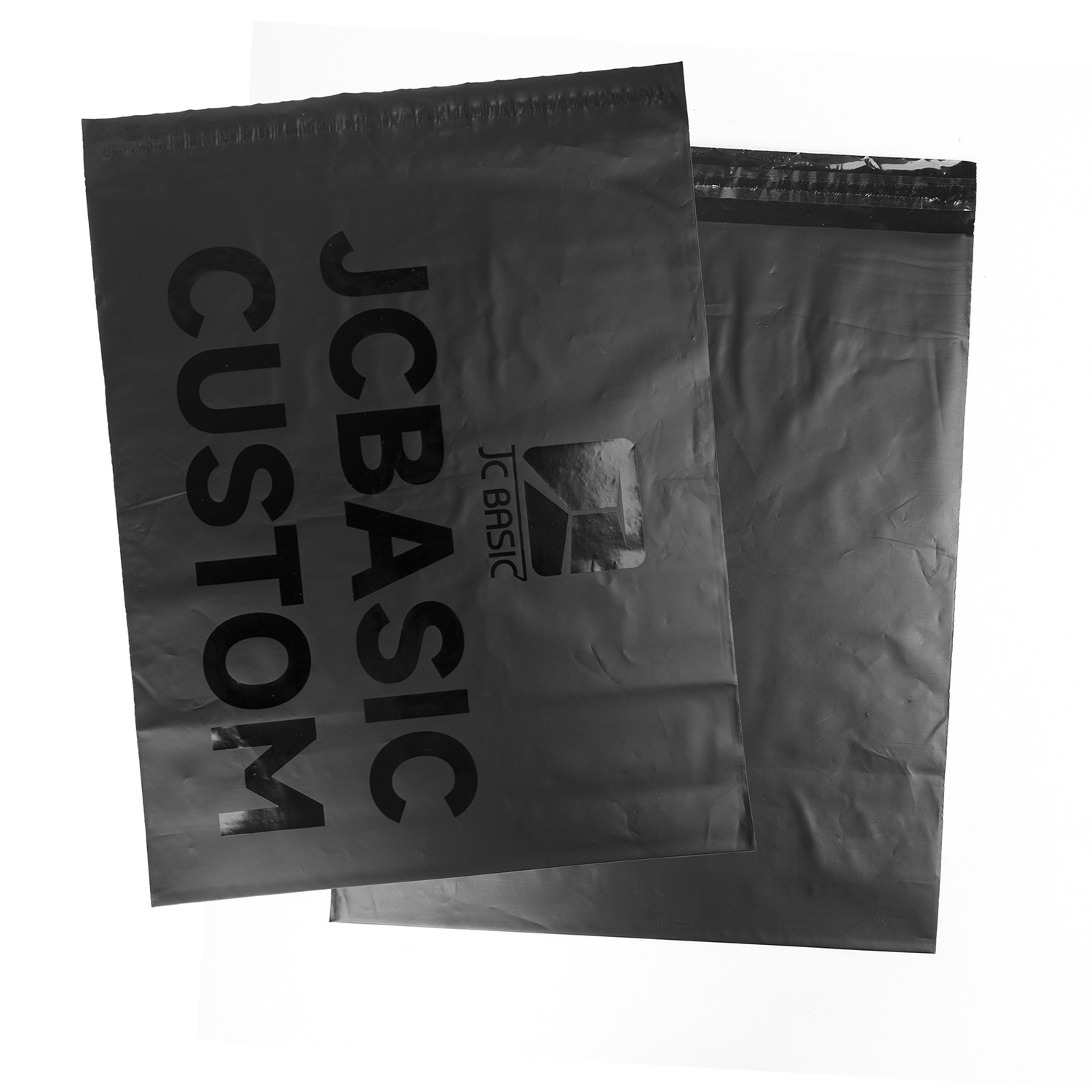 Custom Uv Printing Logo Eco Friendly Express Black Compostable Shipping Courier Plastic Poly Mailer Biodegradable Mailing Bags