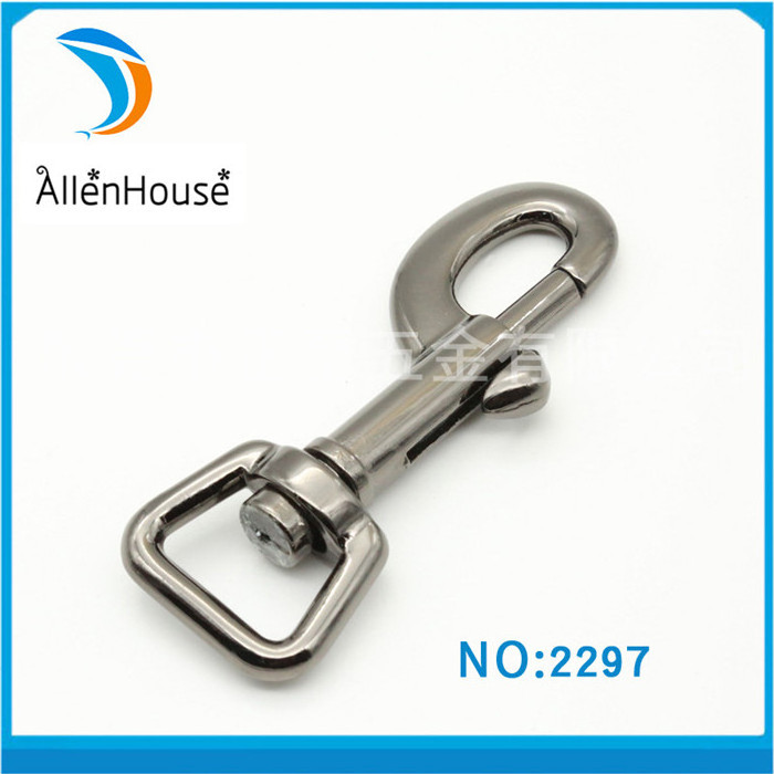 75x33mm Gun Plated super large size Heavy Duty Metal Dog Lead Snap Hook Trigger Clip Swivel Clasp And Hooks