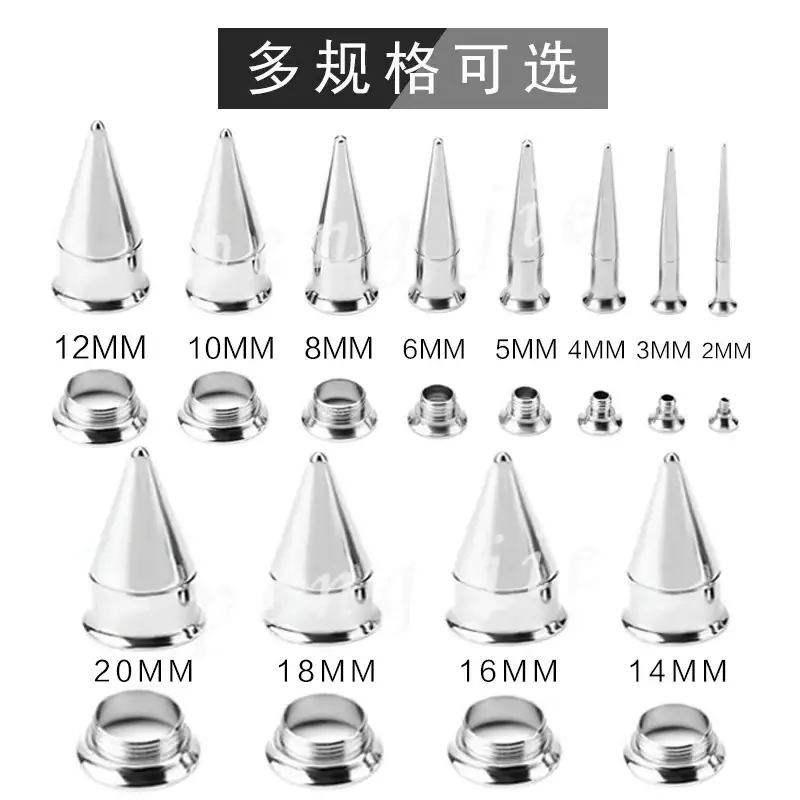 2023 new stainless steel hollow plug tunnel ear expander spike shape ear stretcher 2/3/4/5/6/7/8/9/10/11/12mm for sale