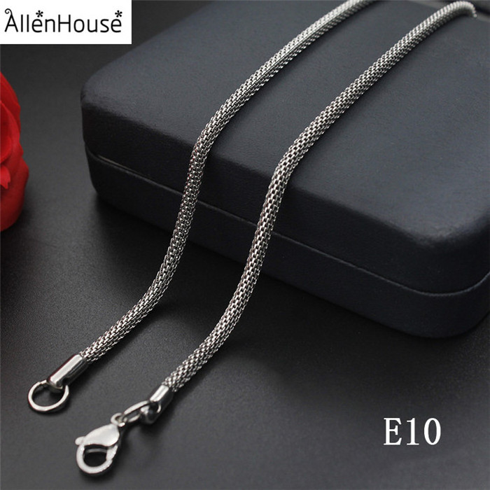 Manufacturer Supply Man's Metal Cable Chain Necklace Stainless Steel Jewelry