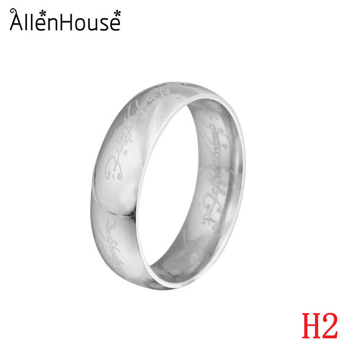 Wholesale Jewelry Stainless Steel round Rings Male & Female Couple Titanium Steel Rings