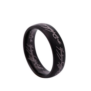 Wholesale Jewelry Stainless Steel round Rings Male & Female Couple Titanium Steel Rings