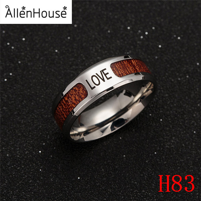 High Quality 316L Stainless Steel silver And Gold Forever Love Circle Couple Rings