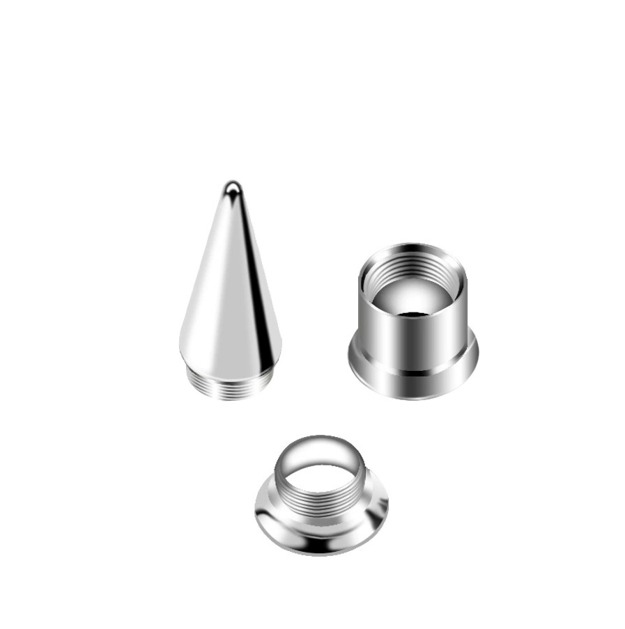 2023 new stainless steel hollow plug tunnel ear expander spike shape ear stretcher 2/3/4/5/6/7/8/9/10/11/12mm for sale