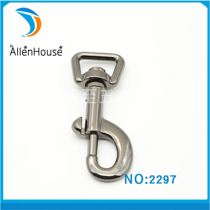 75x33mm Gun Plated super large size Heavy Duty Metal Dog Lead Snap Hook Trigger Clip Swivel Clasp And Hooks