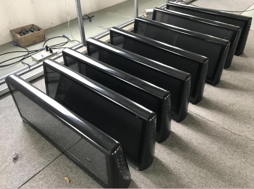 High brightness P2.5 taxi top led display screen with black led