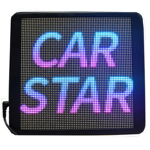 Car Rear Window Digital full Color Emoticon Screen LED car interactive display