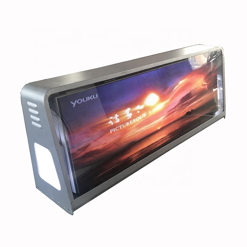 P2.5 Outdoor Waterproof LED Display for Taxi Roof , P2.5 GPS Module Taxi LED Sign