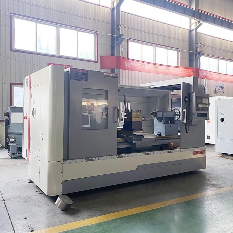 Flat Bed Double Large Spindle Bore Turning Machine In Cnc Lathe Mill Combo CK0640 lathe machine mechanical