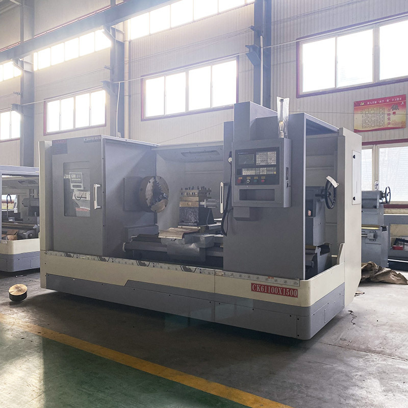 Flat Bed Double Large Spindle Bore Turning Machine In Cnc Lathe Mill Combo CK0640 lathe machine mechanical