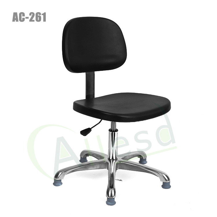 ALLESD High Quality Adjustable Office Work Chairs ESD Safety Chair with Backrest Cleanroom Anti Static Chairs