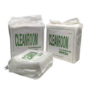 Allesd Wholesale Clean Room Polyester Wiper 9x9 Lint Free Microfiber Cleanroom Wipes