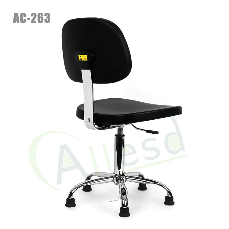 ALLESD High Quality Adjustable Office Work Chairs ESD Safety Chair with Backrest Cleanroom Anti Static Chairs