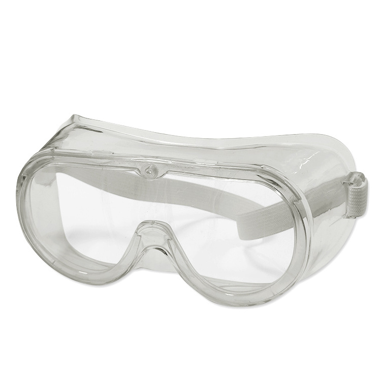 ALLESD Transparent Lenses Anti Fog Safety Glasses With Side Shield Eye Protective Safety Goggles for Industrial