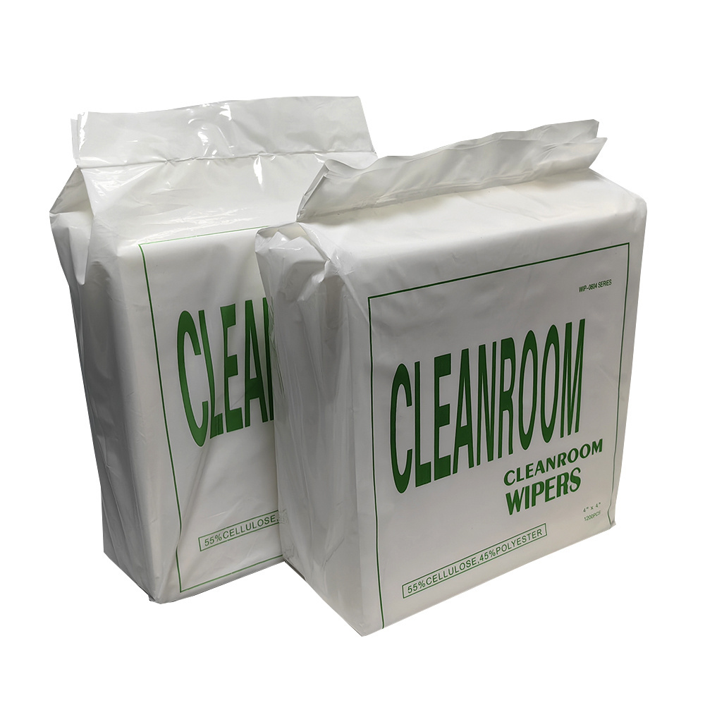 Allesd Wholesale Clean Room Polyester Wiper 9x9 Lint Free Microfiber Cleanroom Wipes