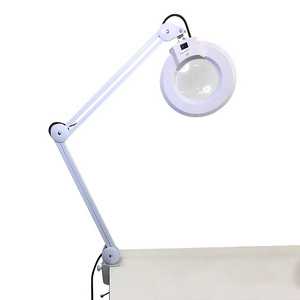 ALLESD YS-702 5X/8X/10X LED Magnifier Lamp Table Magnifying Lamp