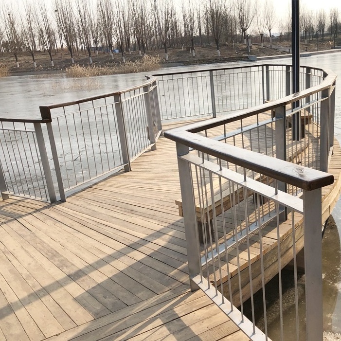 VERCHA outdoor railing for steps suppliers,High quality aluminum step railing,step railing manufacturer