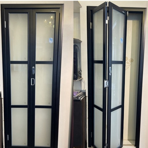 VERCHA folding door interior doors modern,aluminum folding door wholesale,windows and doors manufacturer