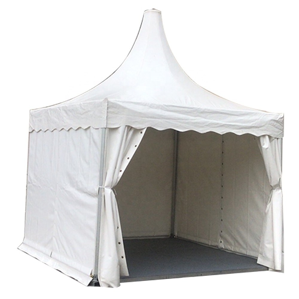 3x3 5x5 Aluminum White PVC Pagoda Tent For Sale