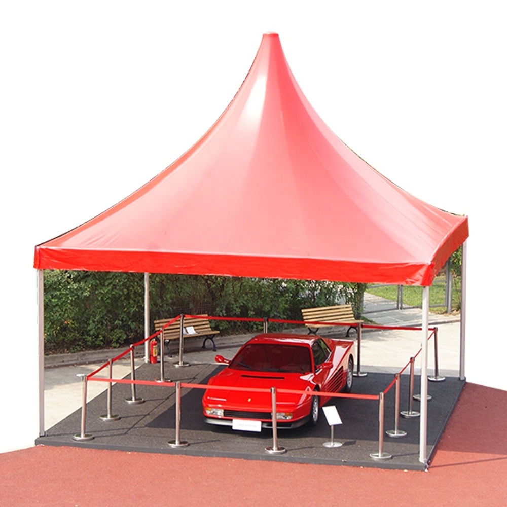 3x3 5x5 Aluminum White PVC Pagoda Tent For Sale