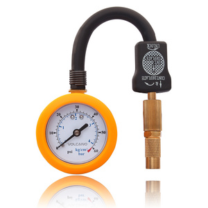 Meters tools universal tyre air pressure gauge with carry bag rubber tire gauges