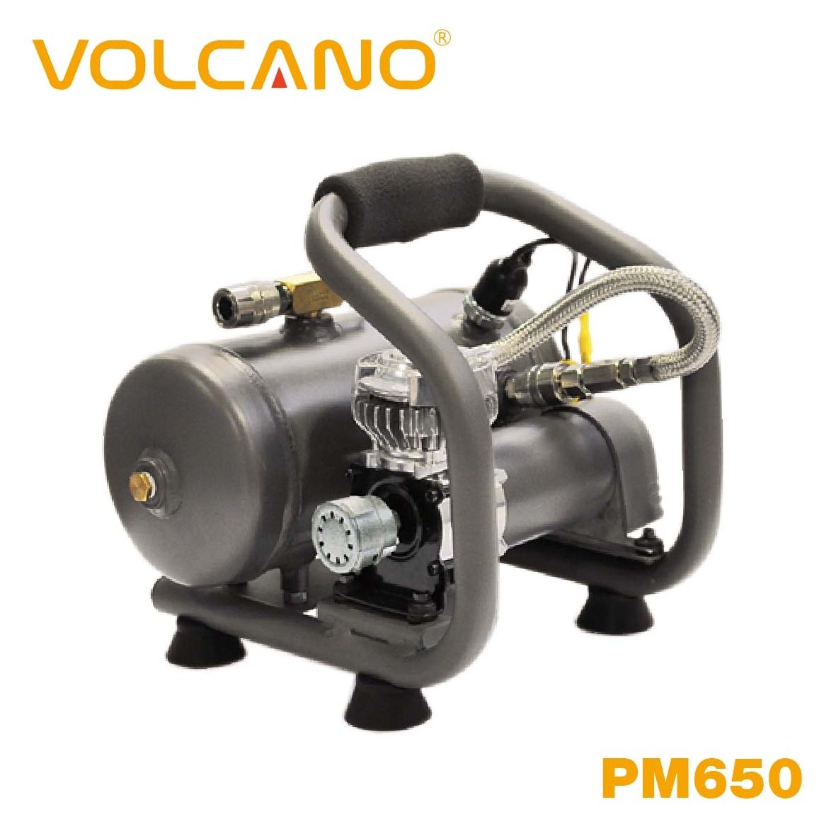 Portable Air Compressor High Quality 1/3HP Volcano Products Air Compressor 12 Volts Air Compressor Tank