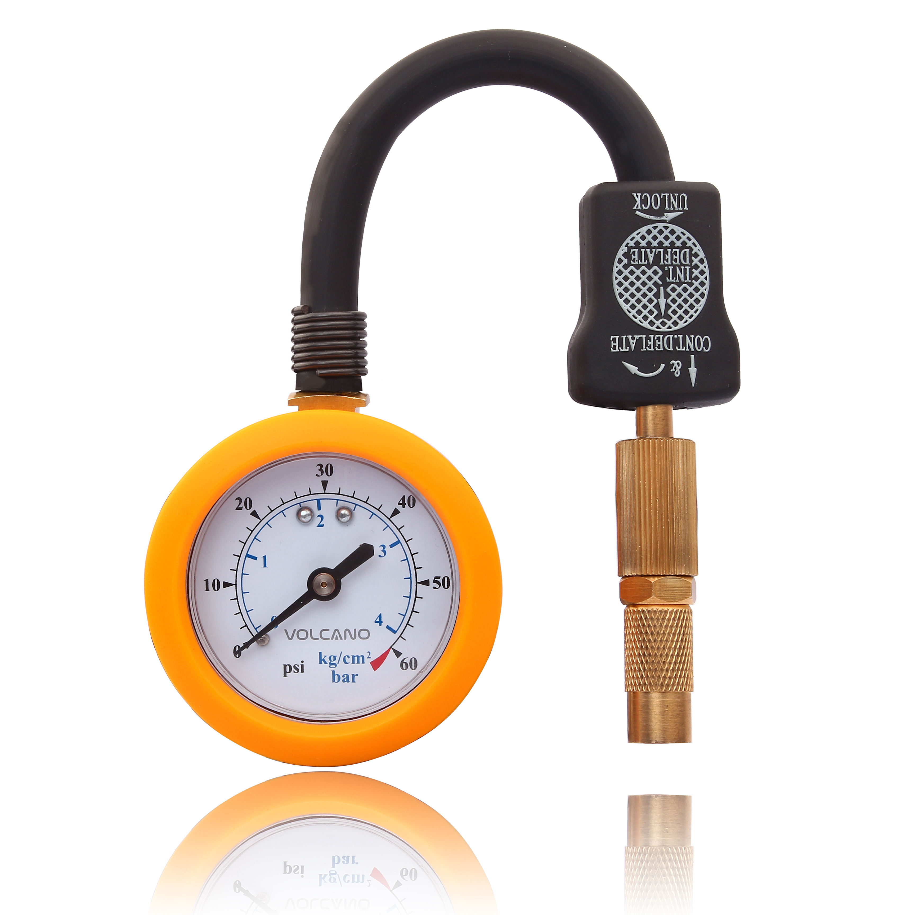 High Precision Dial Type Digital Tire Inflator With Pressure Gauge tire gauge